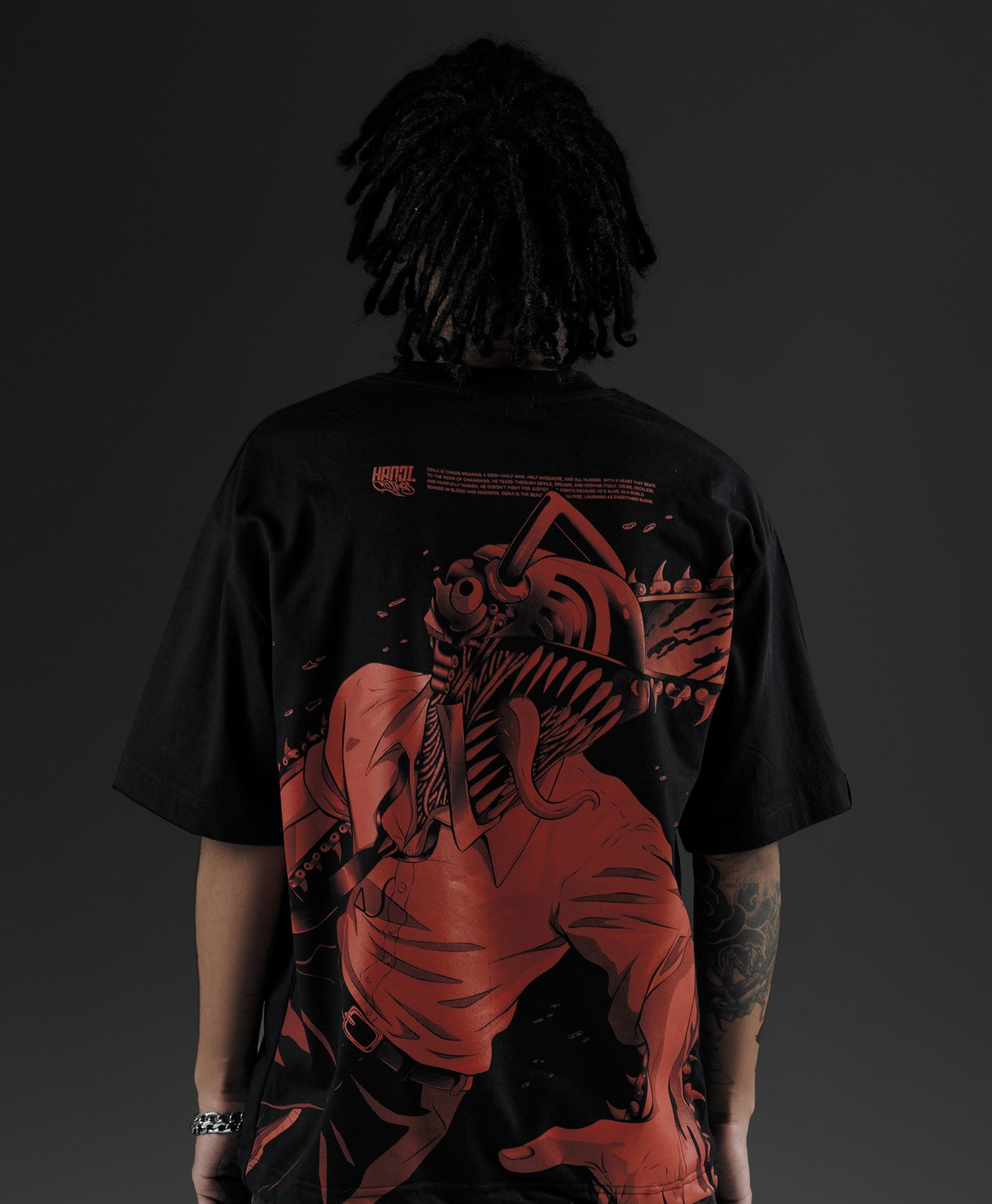 Polera Oversize Anime Chainsaw Man Denji 