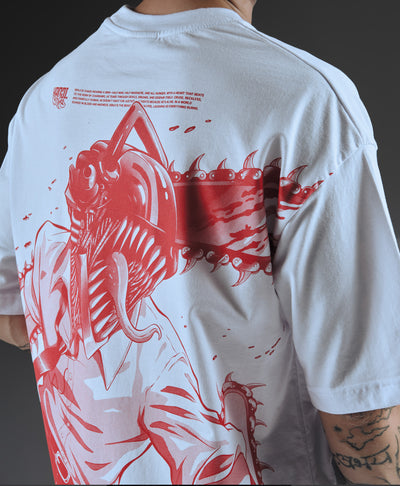 Polera Oversize Anime Chainsaw Man Denji 