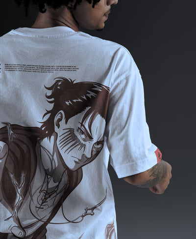 Polera Oversize Anime Shingeki no Kyojin Eren Jaeger 