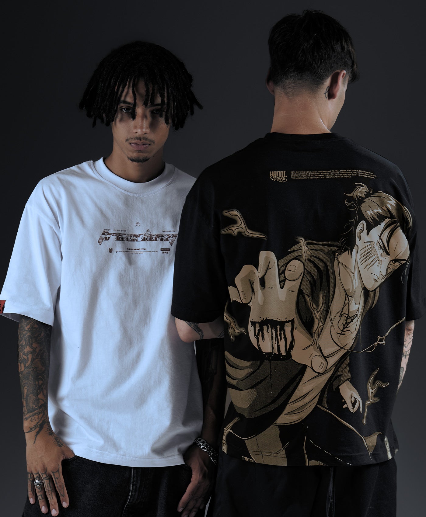 Polera Oversize Anime Shingeki no Kyojin Eren Jaeger 