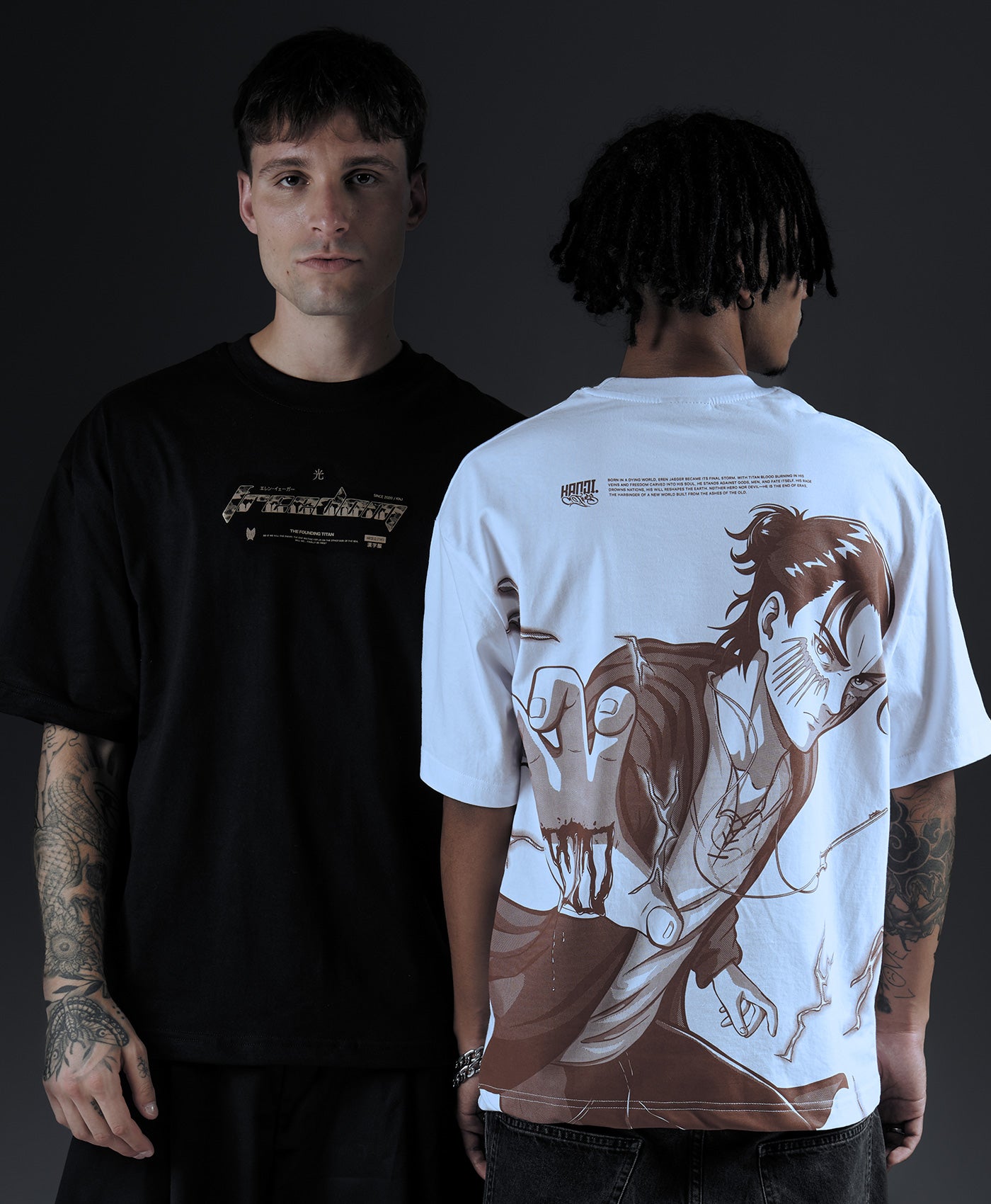 Polera Oversize Anime Shingeki no Kyojin Eren Jaeger 