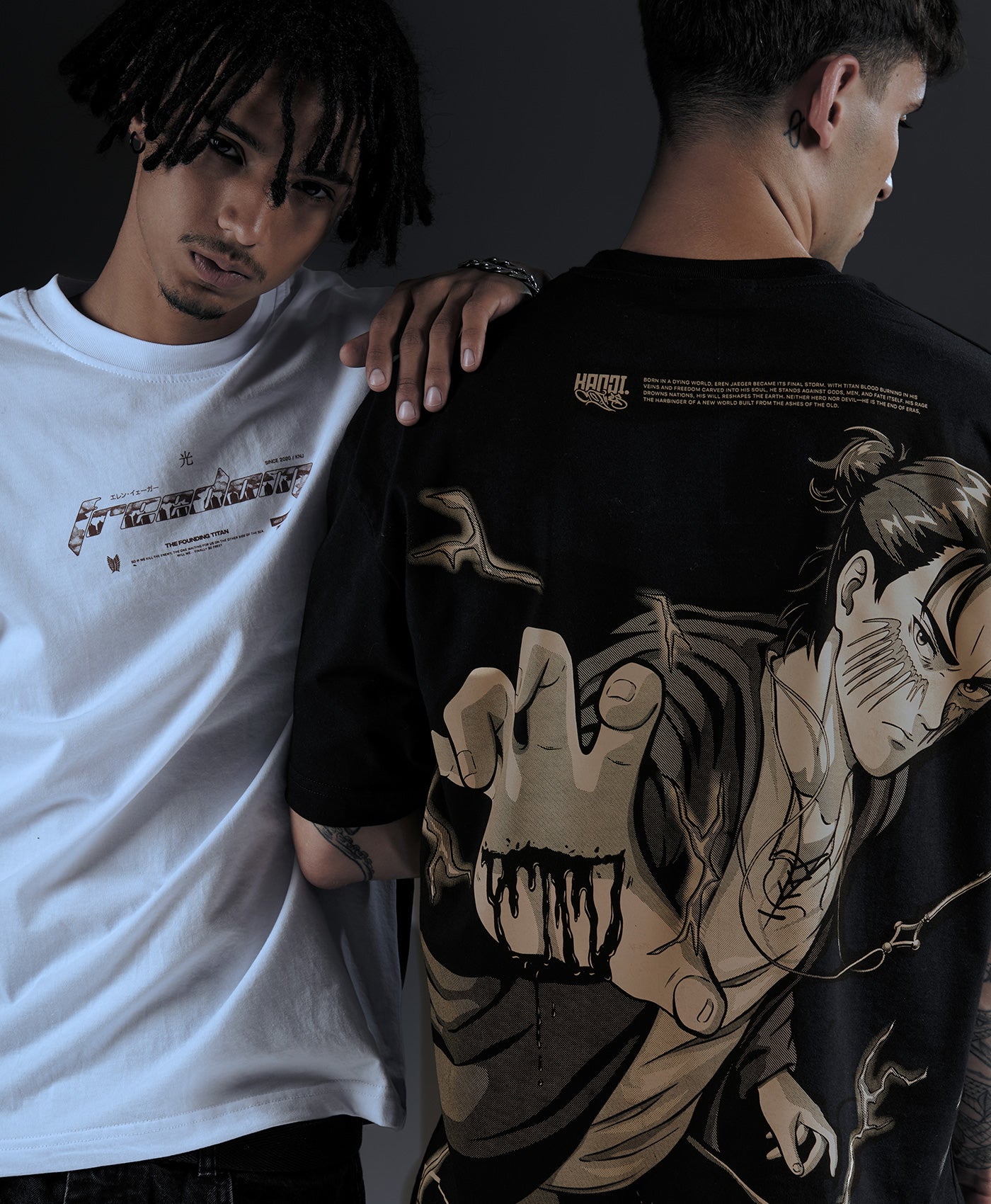 Polera Oversize Anime Shingeki no Kyojin Eren Jaeger 
