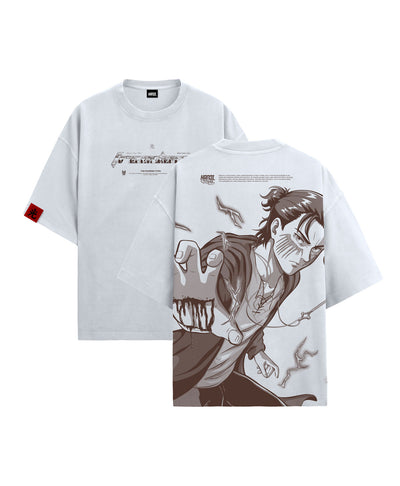 Polera Oversize Anime Shingeki no Kyojin Eren Jaeger 