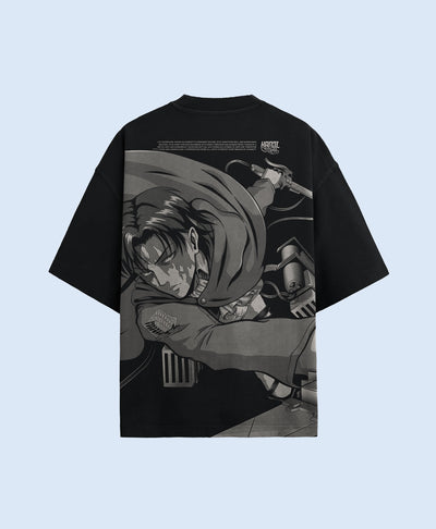 Polera Oversize Anime Shingeki no Kyojin Levi 