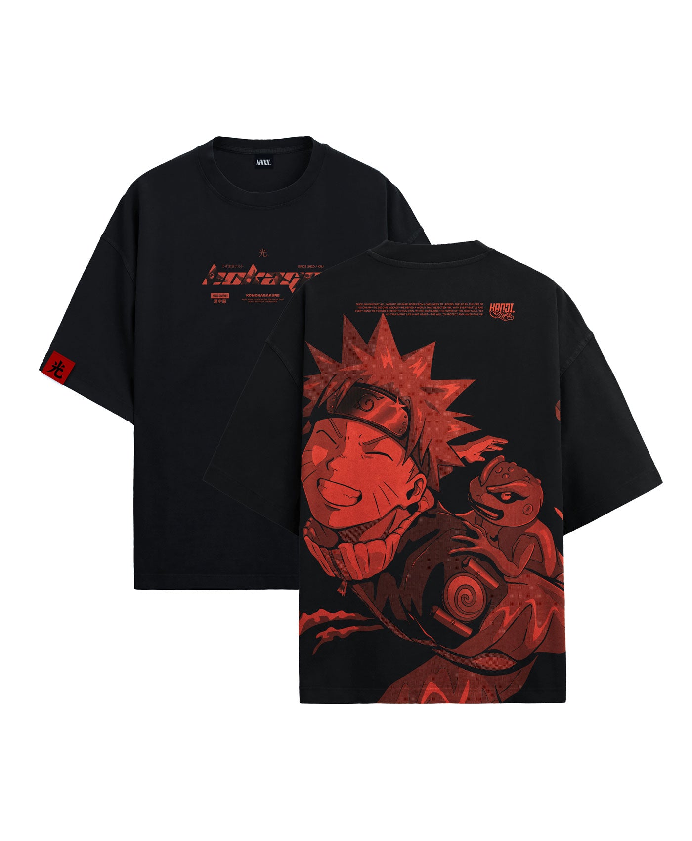 Polera Oversize Anime Naruto Shippuden Naruto Uzumaki 