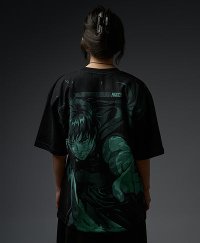 Polera Oversize Anime Jujutsu Kaisen Maki Zenin 