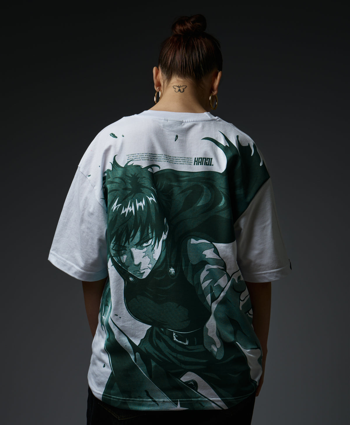 Polera Oversize Anime Jujutsu Kaisen Maki Zenin 