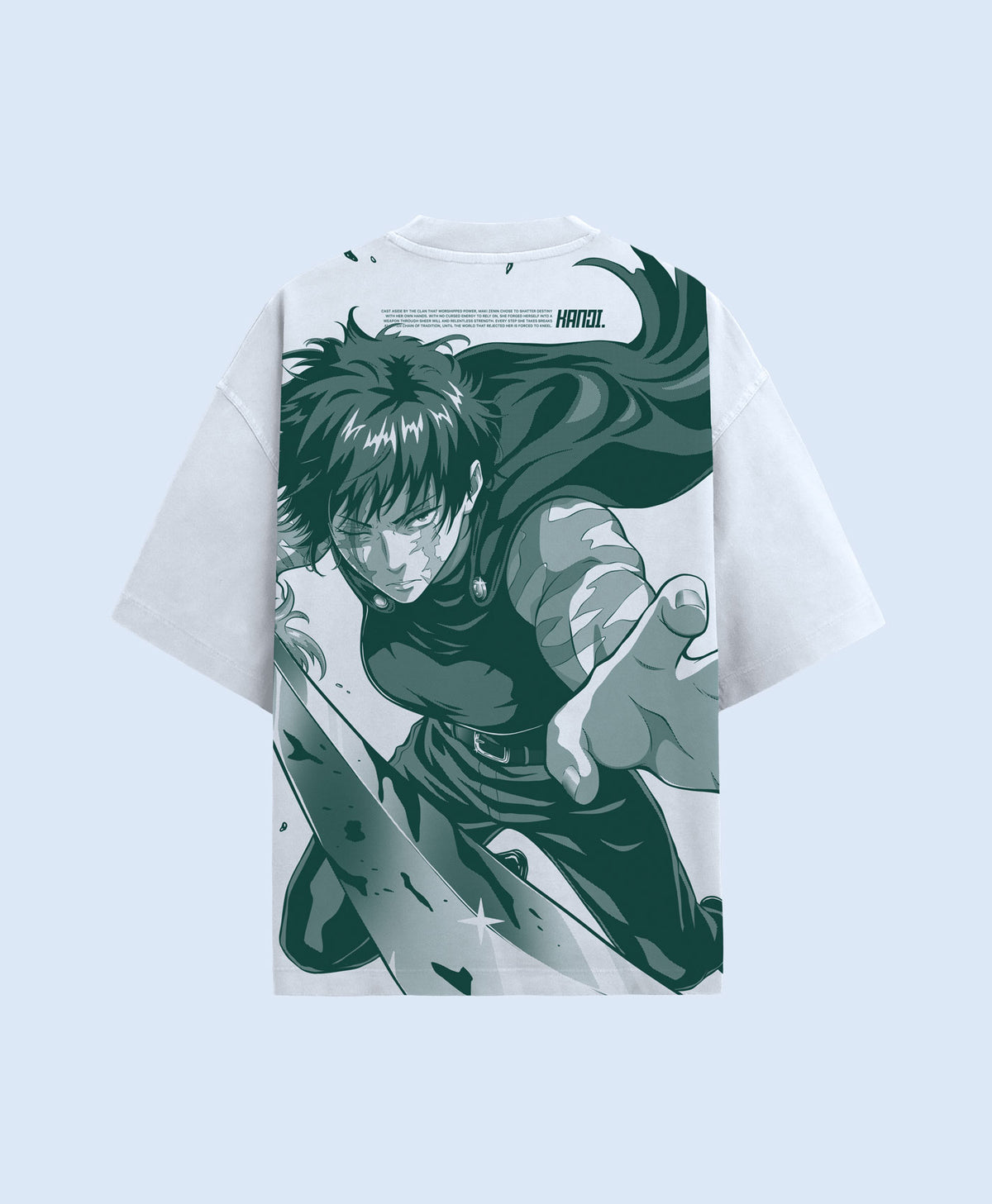 Polera Oversize Anime Jujutsu Kaisen Maki Zenin 