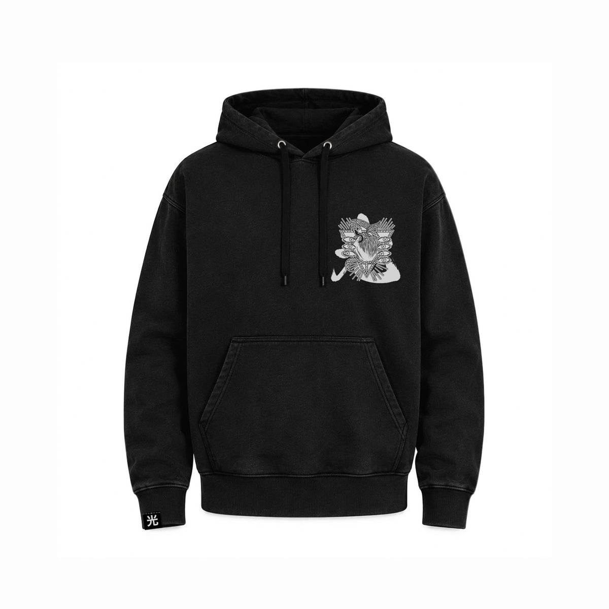 Hoodie Poleron Anime Evangelion #color_negro #fit-hoodie_regular
