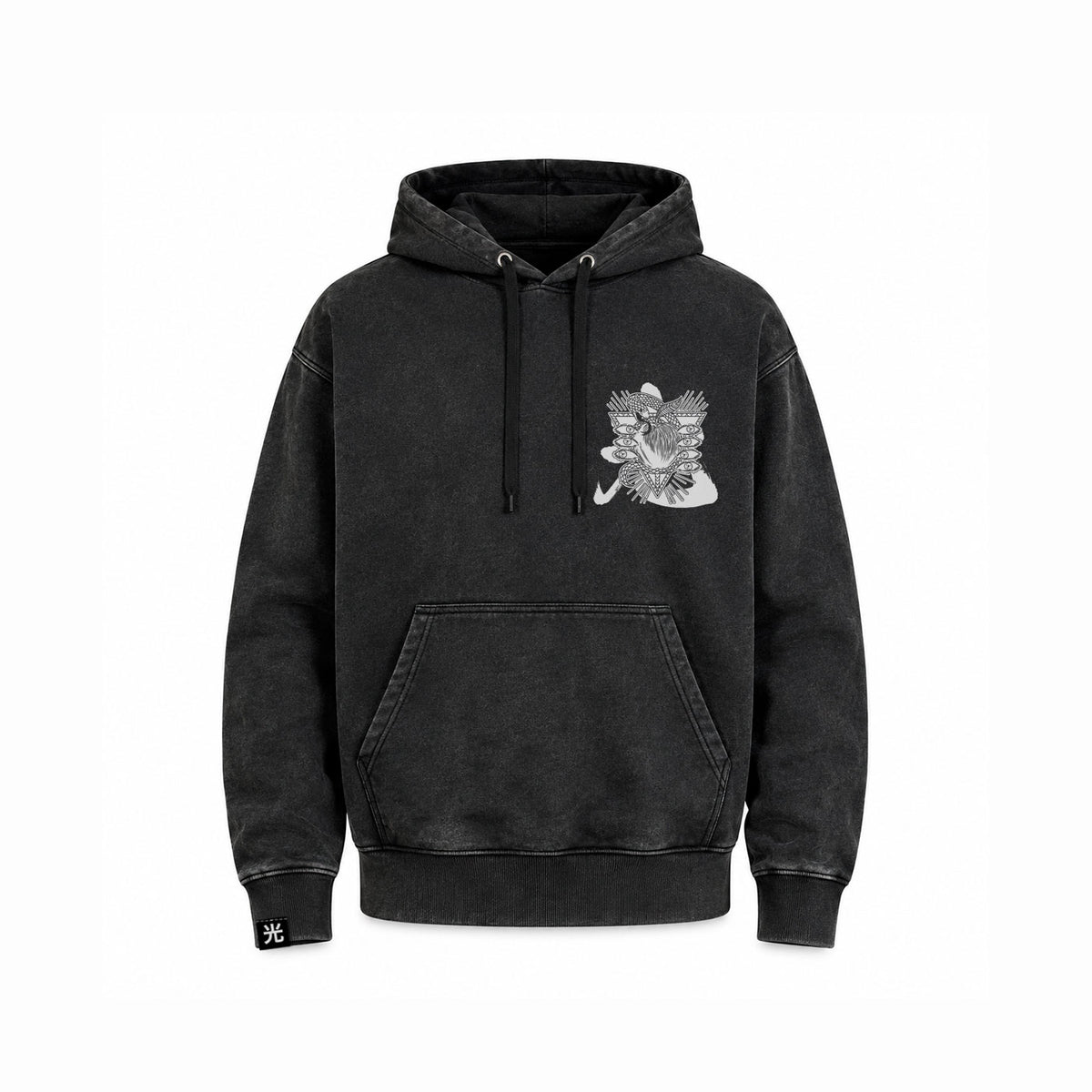 Hoodie Poleron Anime Fullmetal Alchemist #color_negro-acid-wash #fit-hoodie_regular