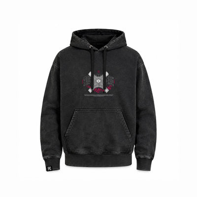 Hoodie Poleron Anime Jujutsu Kaisen 4 #color_negro-acid-wash #fit-hoodie_regular