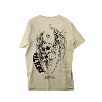 Polera mitología japonesa con diseño Shikaeshi Komori 