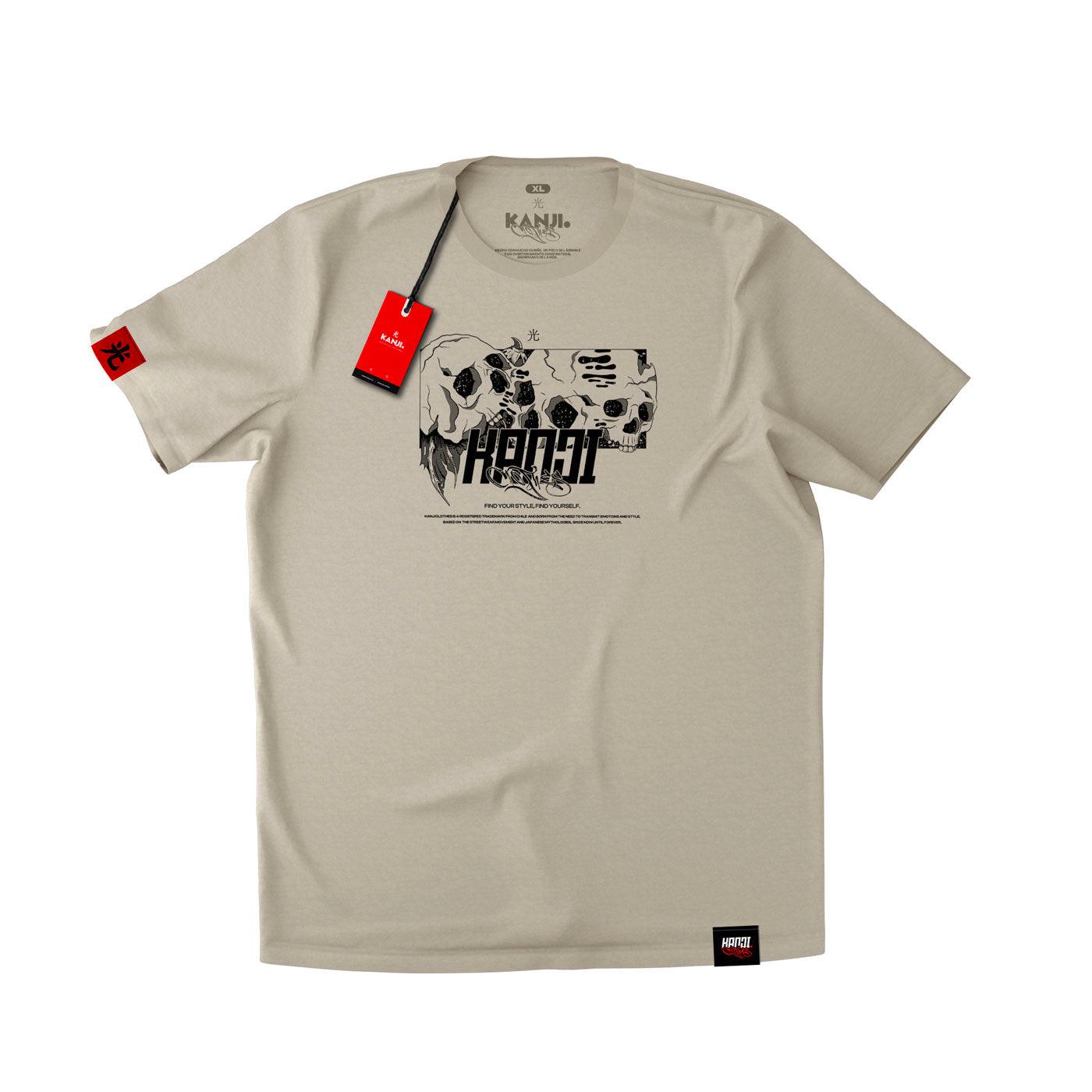 Polera mitología japonesa con diseño Shikaeshi Komori #color_arena