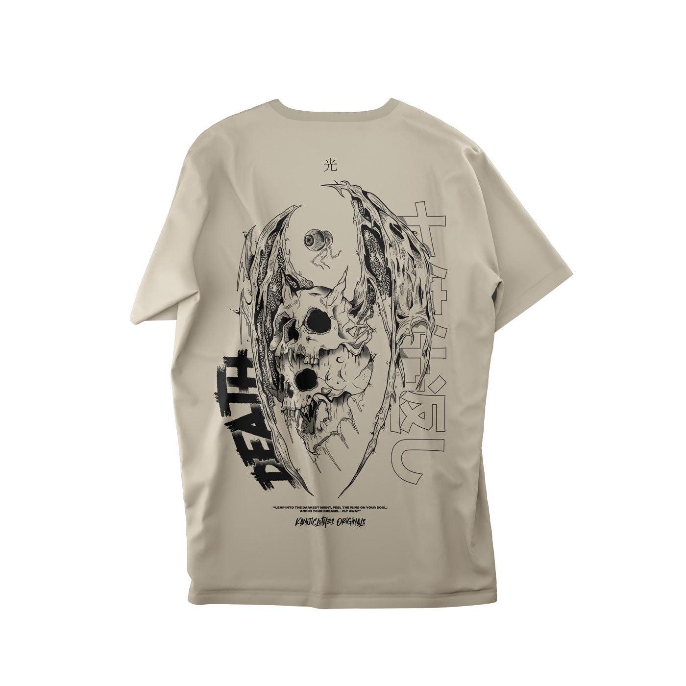 Polera mitología japonesa con diseño Shikaeshi Komori #color_arena