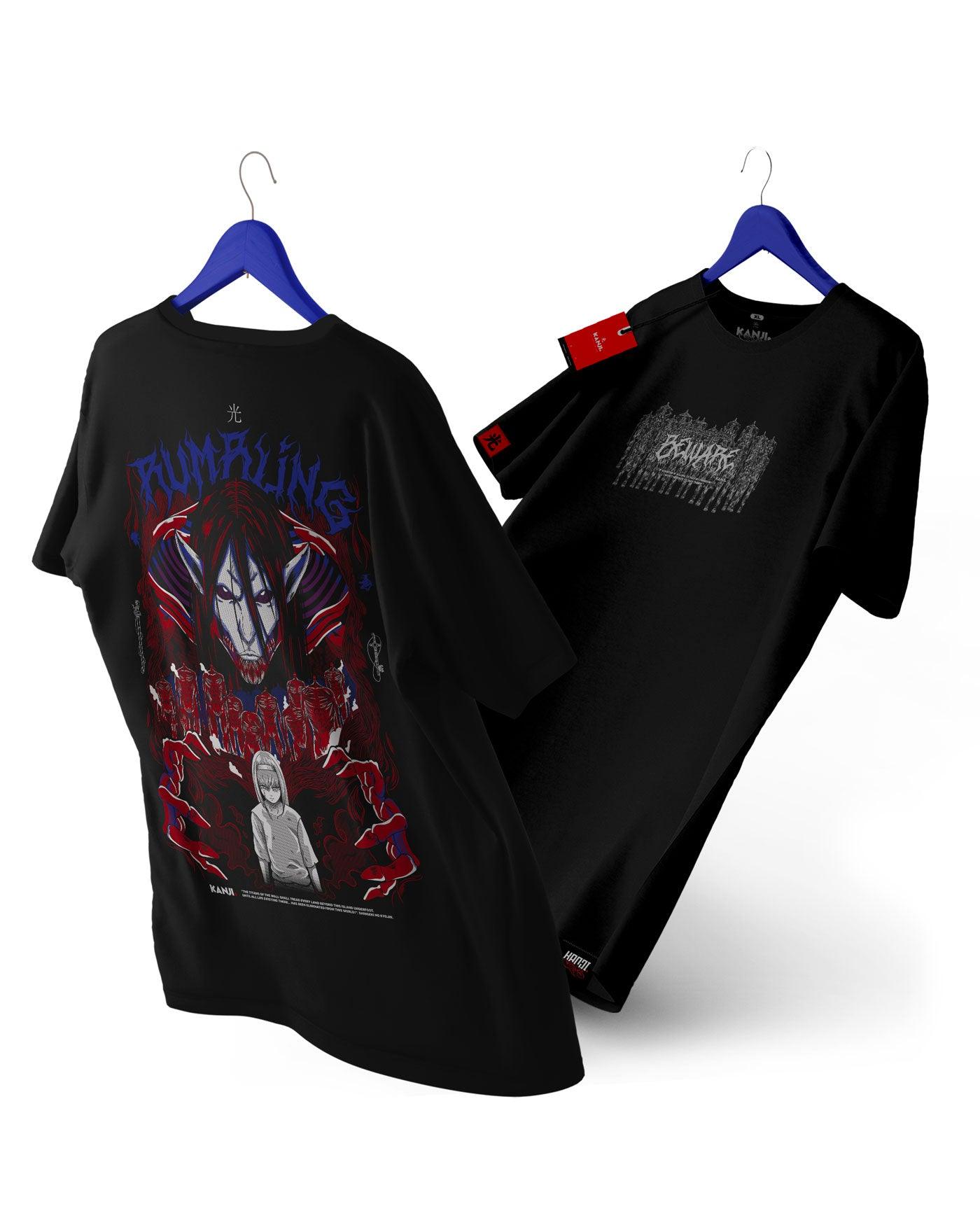 Polera anime con diseño Shingeki no Kyojin 3