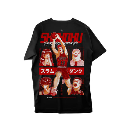 Polera de anime con diseño de Slam Dunk 