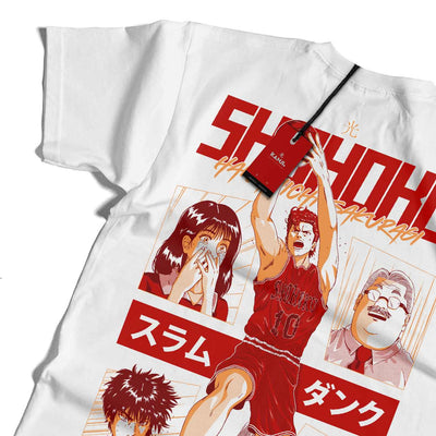 Polera de anime con diseño de Slam Dunk 