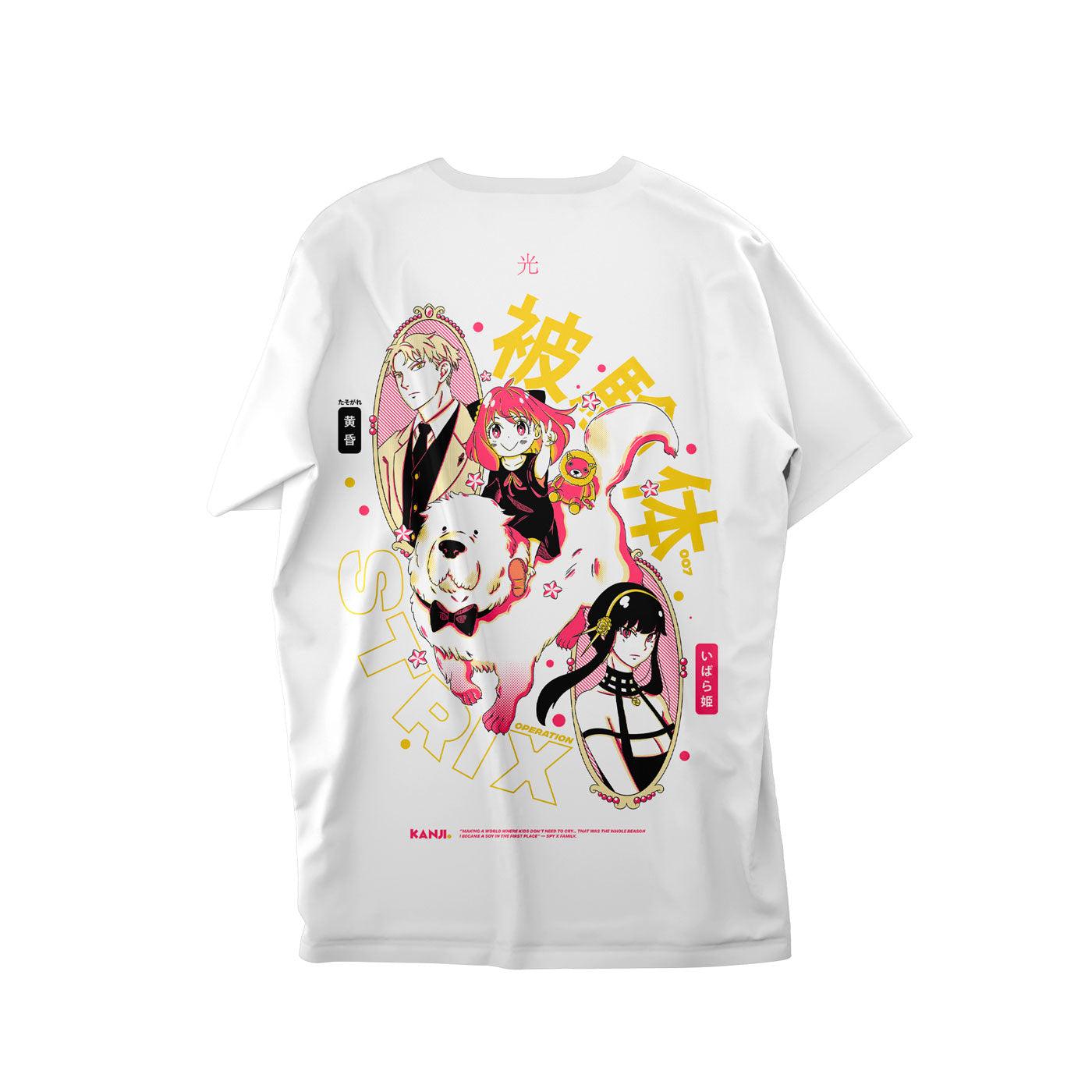 Polera de anime con diseño de Spy Family #color_blanco