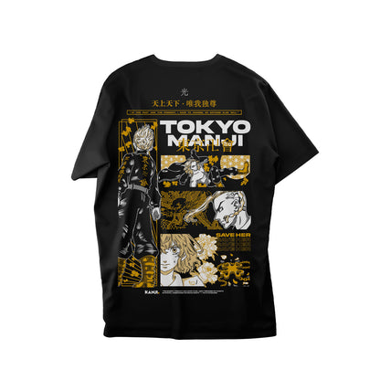 Polera anime con diseño Tokyo Revengers 