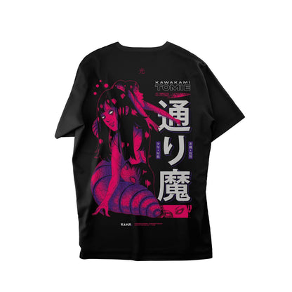 Polera anime con diseño Junji Ito Tomie
