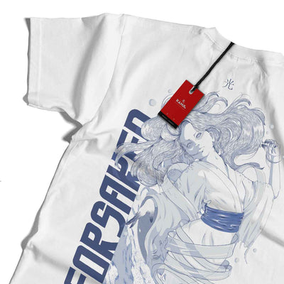 Polera yokais japoneses con diseño Yuki Onna